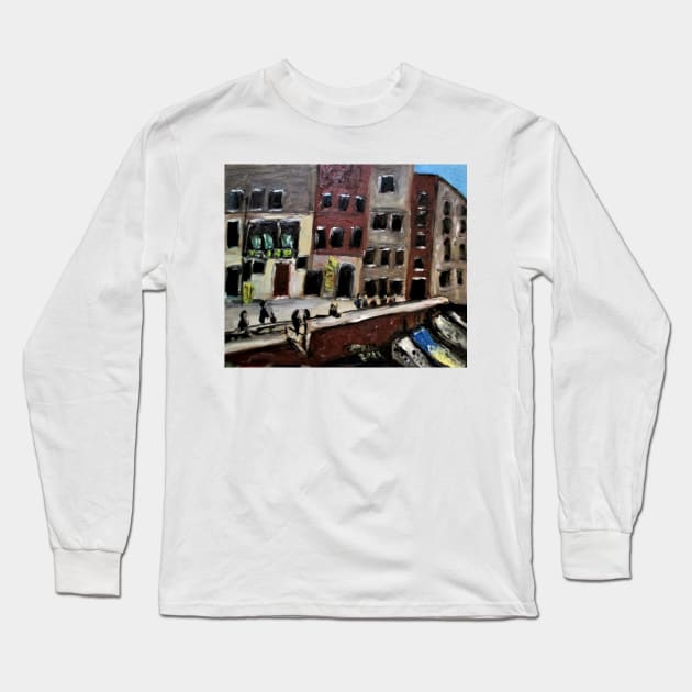 Outside The Venice Gallery Long Sleeve T-Shirt by cjkell